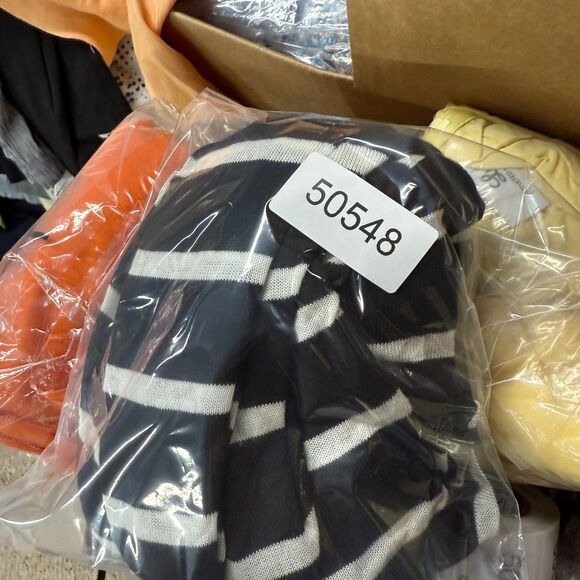 Ellen Tracy T-Shirt Women XL Black Striped 3/4 Sleeve Round Neck Rayon Casual - Picture 7 of 7